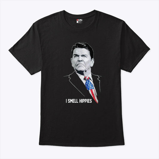 Ronald Reagan I Smell Hippies T Shirt