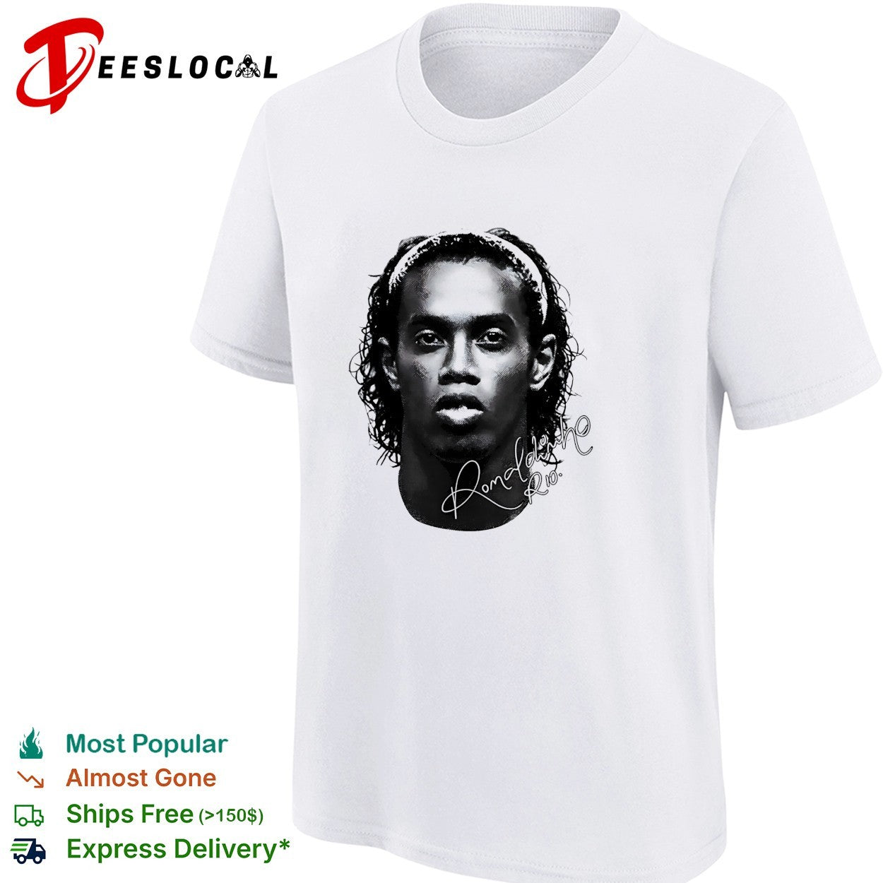 Ronaldinho big head signature shirt