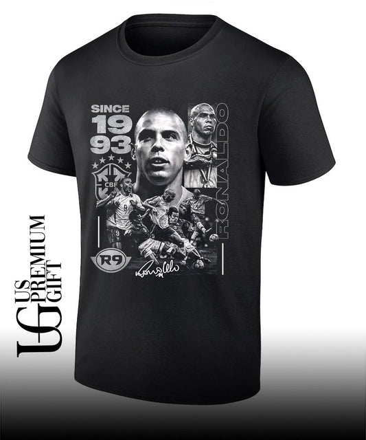 Ronaldo Nazario Brazil CBF since 1993 soccer signature shirt