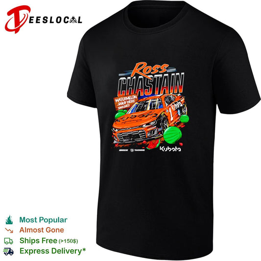 Ross Chastain Kubota watermelon sold here smashed NASCAR shirt