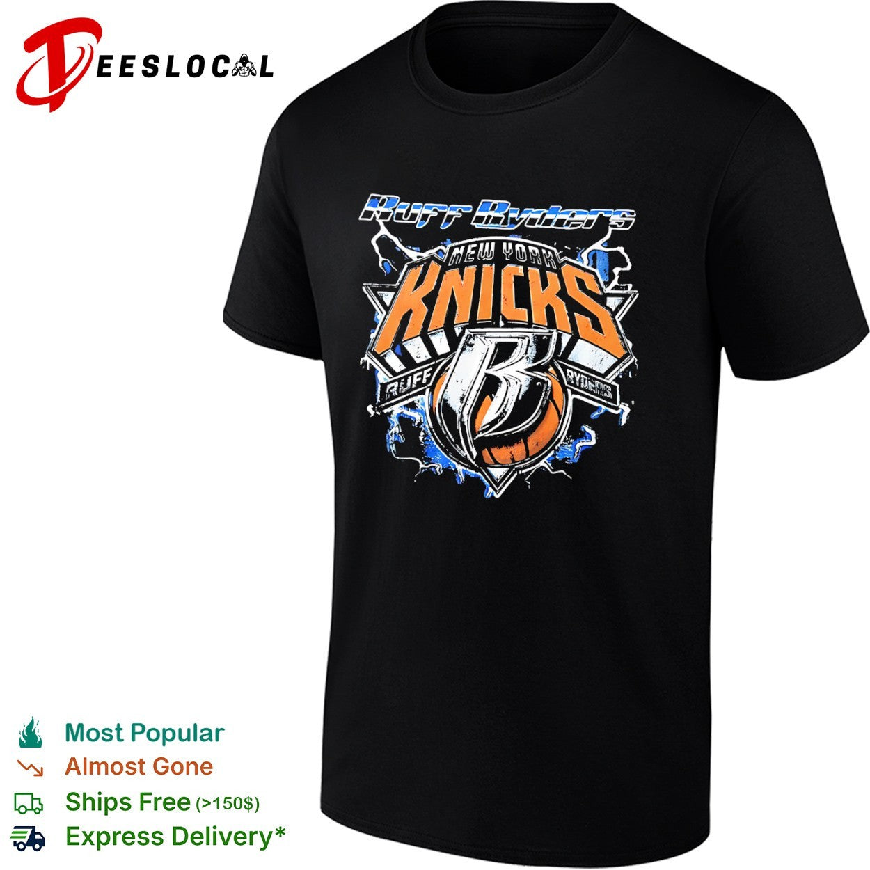 Ruff Ryders New York Knicks B logo shirt