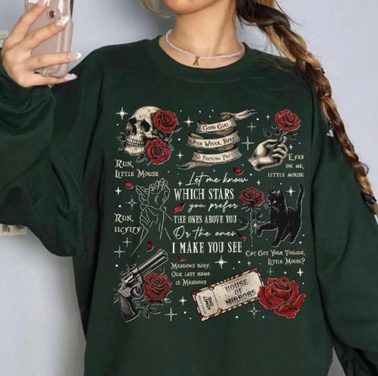 Run Little Mouse Sweatshirt, Haunting Adeline Shirt, Dark Romance Book Merch, Spicy Book Shirt, Smut Reader Gift, Cat And Mouse Shirt