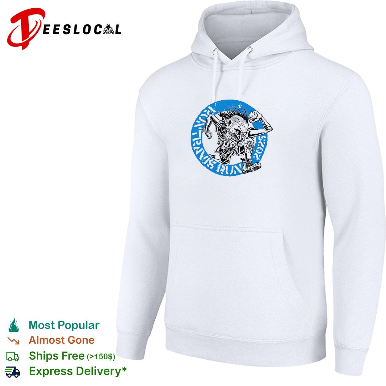 Run Travis run badge 2025 shirt