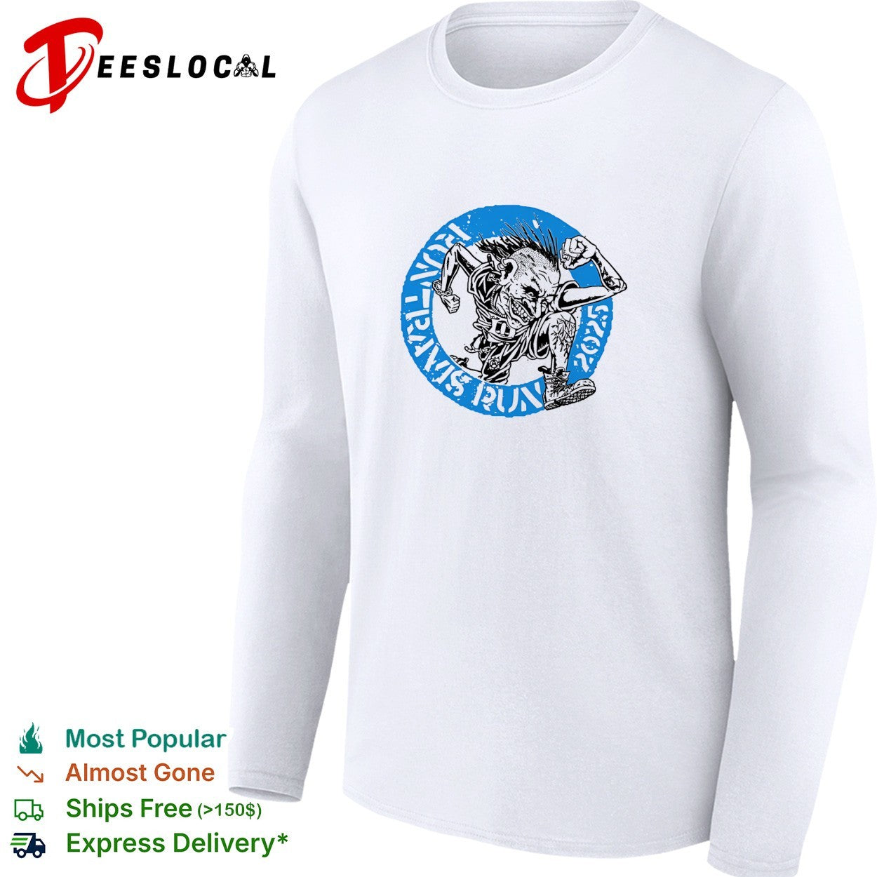 Run Travis run badge 2025 shirt