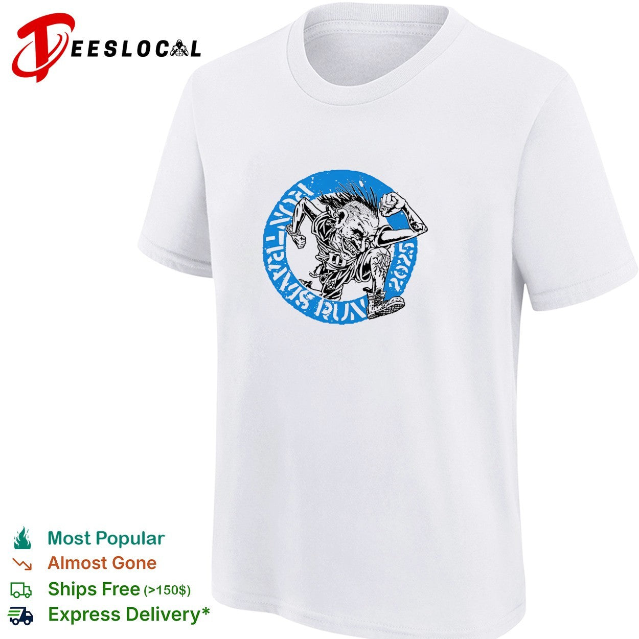 Run Travis run badge 2025 shirt
