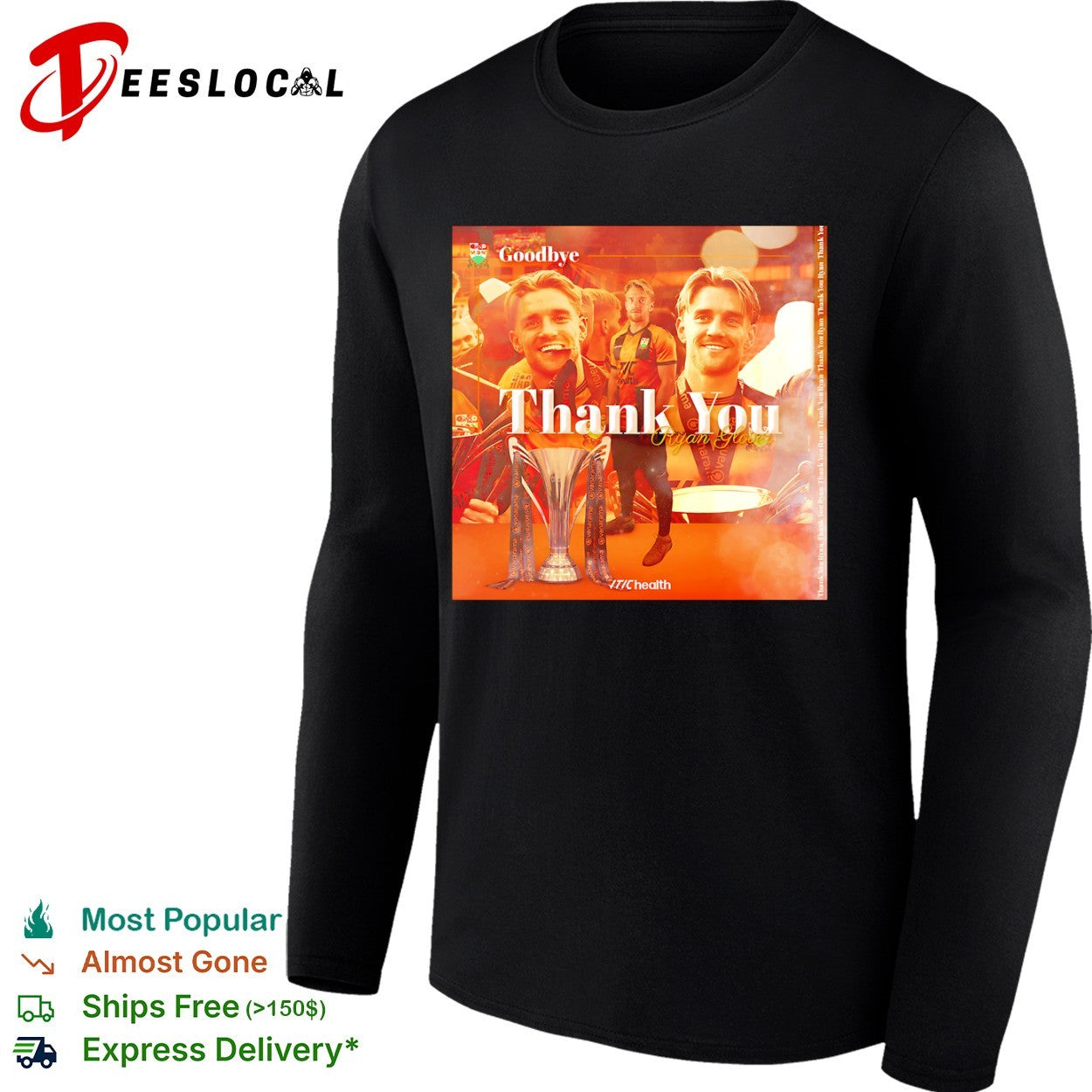 Ryan Glover Aldershot Town FC Vanarama National League Goodbye Thank You shirt