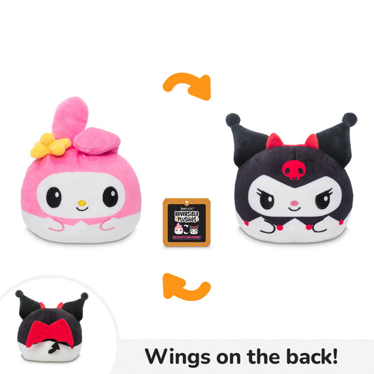 Halloween Angel & Devil My Melody & Kuromi 4" Reversible Plushie