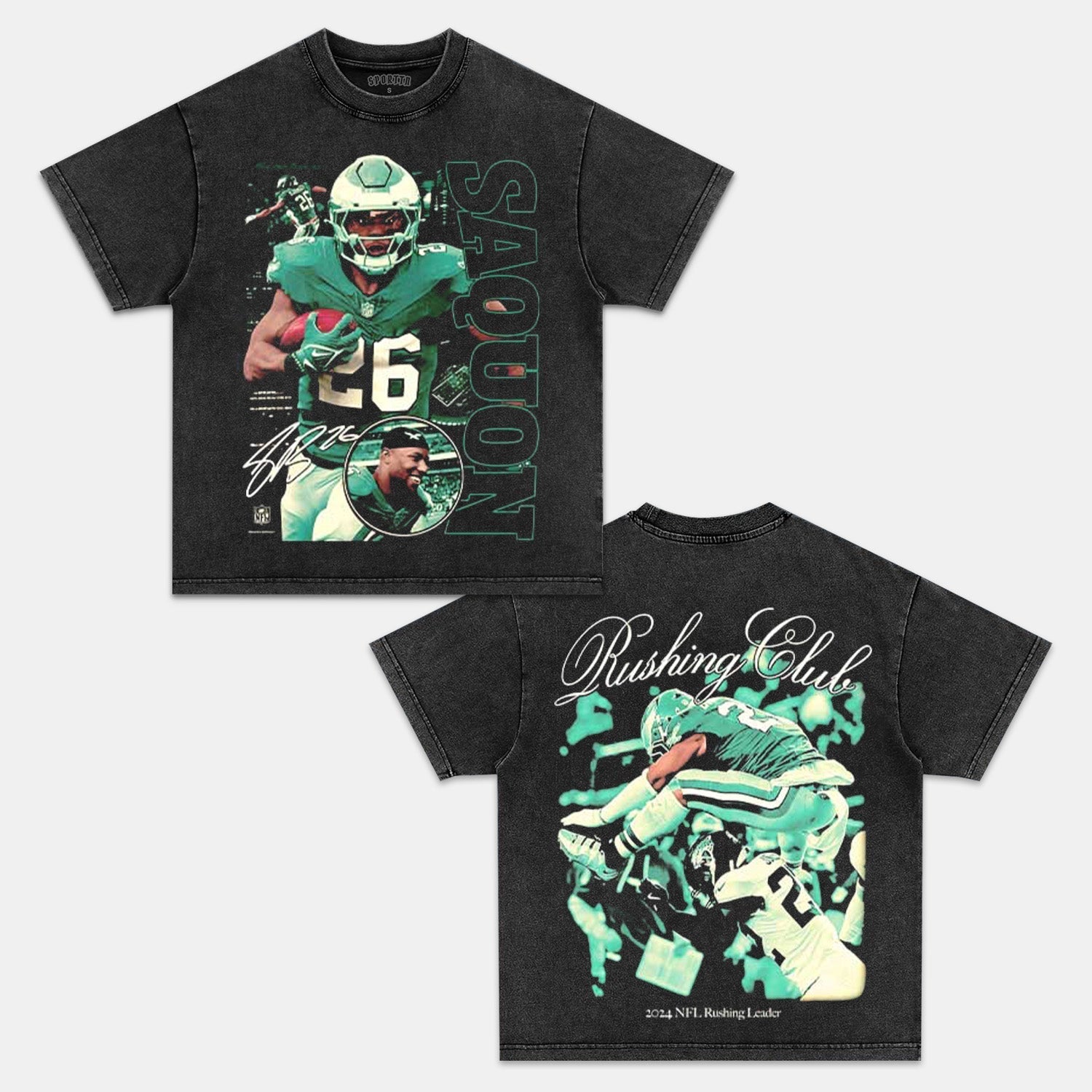 SAQUON BARKLEY 2 TEE - clothing by TeeHivey.com (Image 1)
