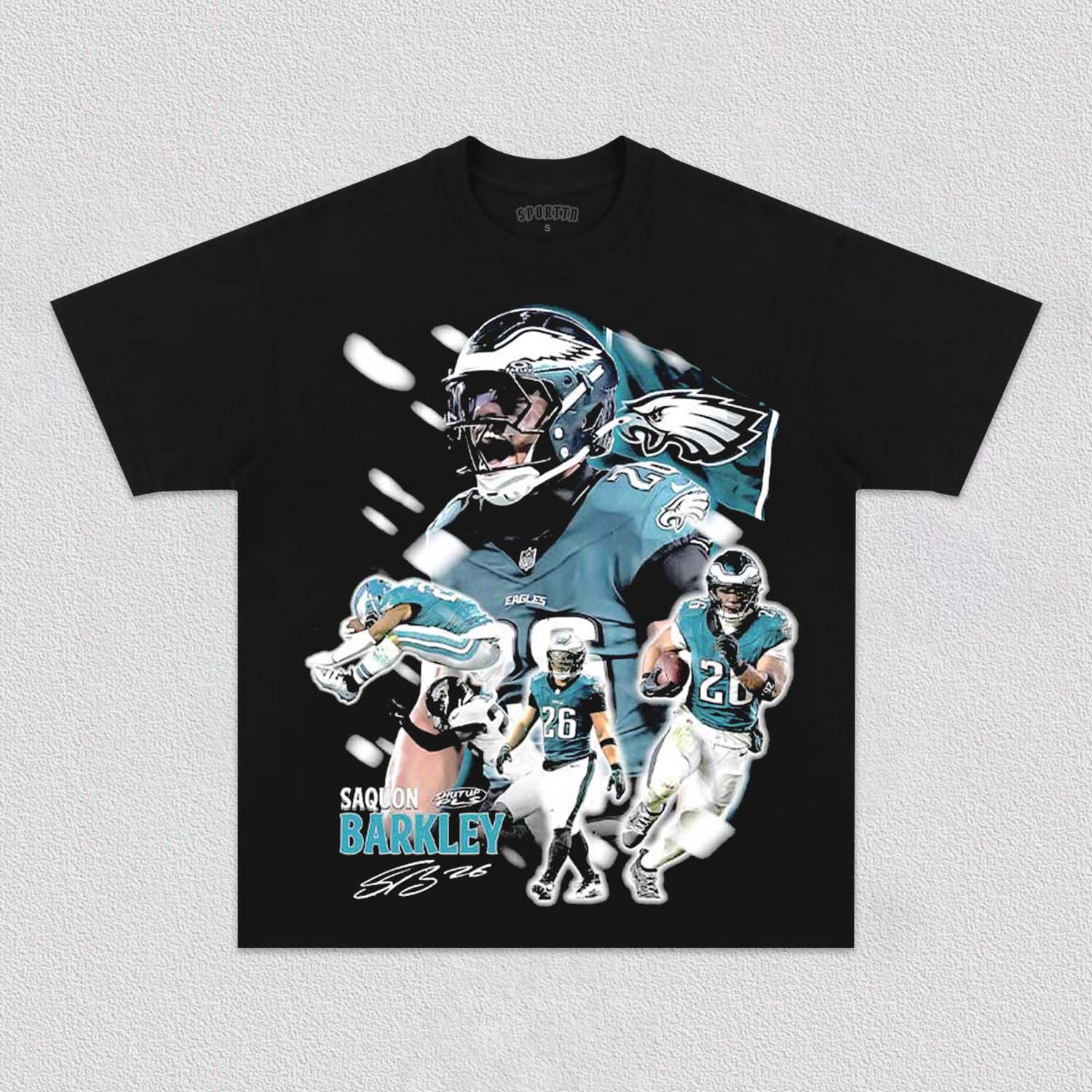 SAQUON BARKLEY TEE Style001 - clothing by TeeHivey.com (Image 3)