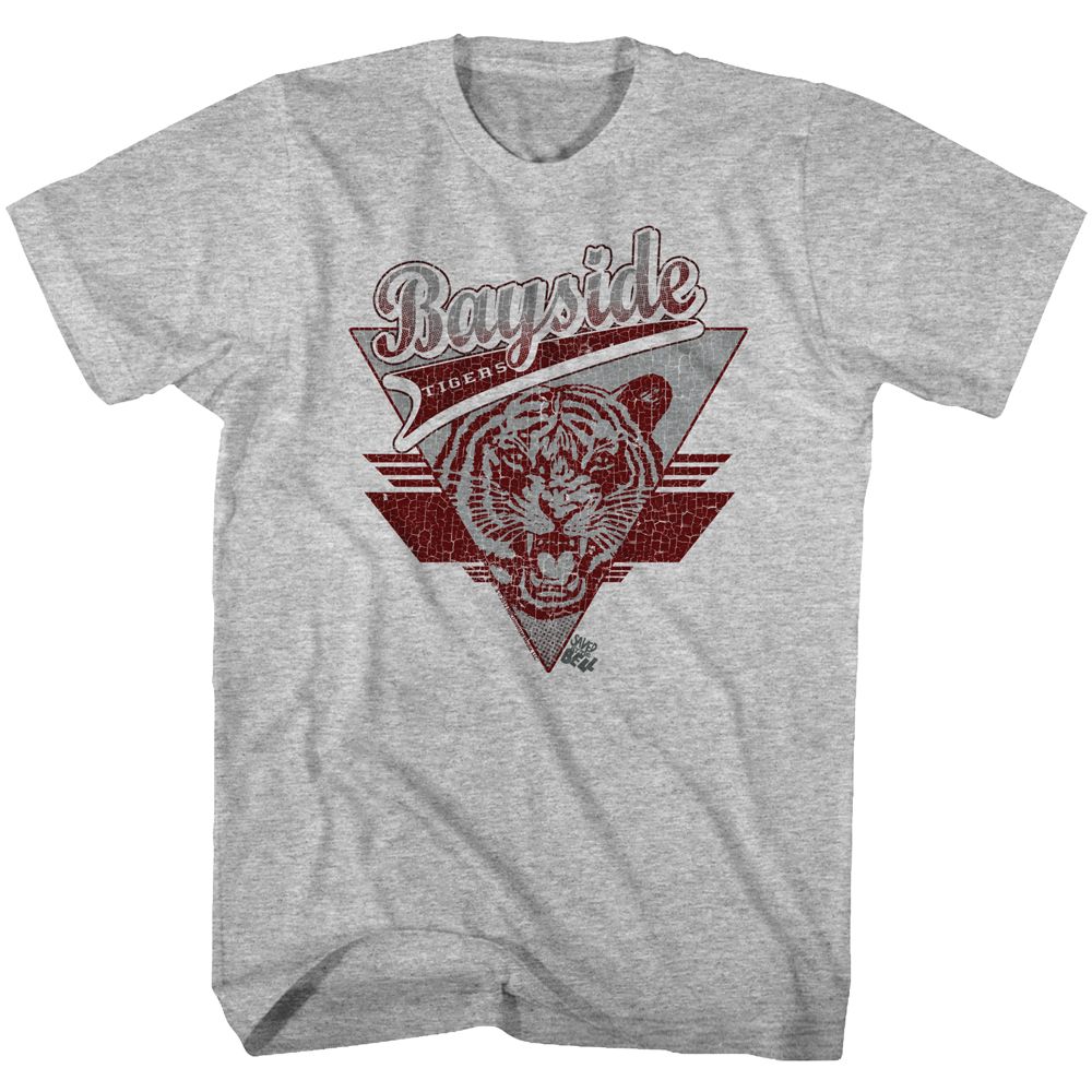 Saved By The Bell - Tiger Pride - Short Sleeve - Heather - Adult - T-Shirt - clothing by TeeHivey.com