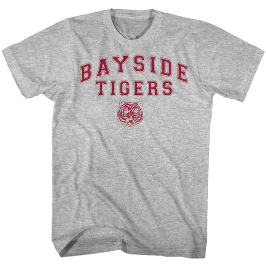 Saved By The Bell - Bayside Tigers 2 - Short Sleeve - Heather - Adult - T-Shirt - clothing by TeeHivey.com