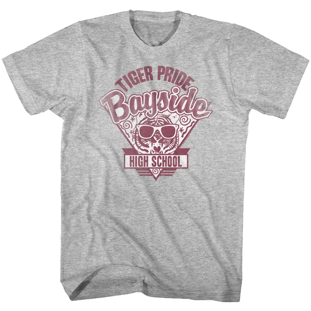 Saved By The Bell - Tiger Pride 2 - Short Sleeve - Heather - Adult - T-Shirt - clothing by TeeHivey.com