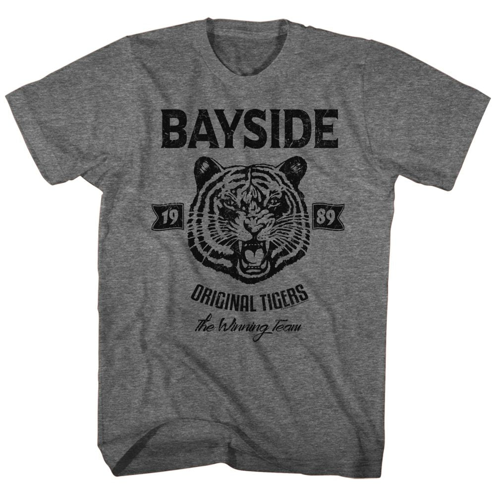 Saved By The Bell - Original Tigers - Short Sleeve - Heather - Adult - T-Shirt - clothing by TeeHivey.com