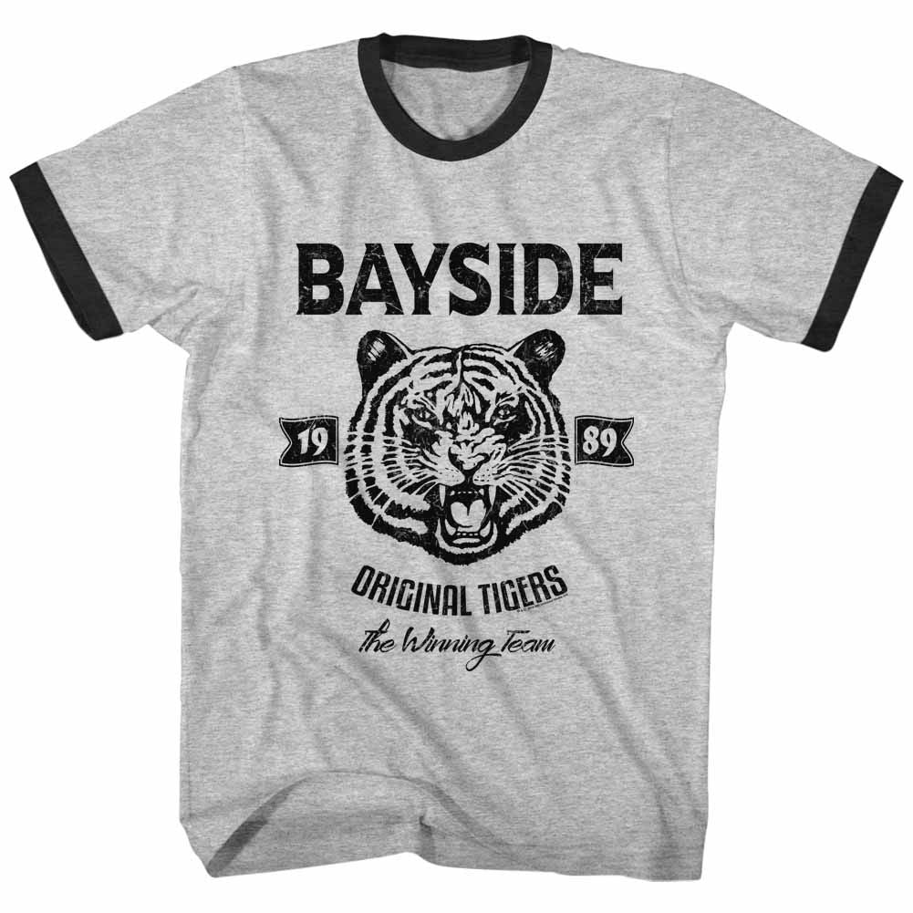 Saved By The Bell - Original Tigers - Short Sleeve - Adult - Ringer T-Shirt - clothing by TeeHivey.com