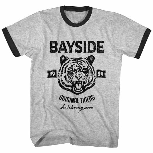 Saved By The Bell - Original Tigers - Short Sleeve - Adult - Ringer T-Shirt - clothing by TeeHivey.com