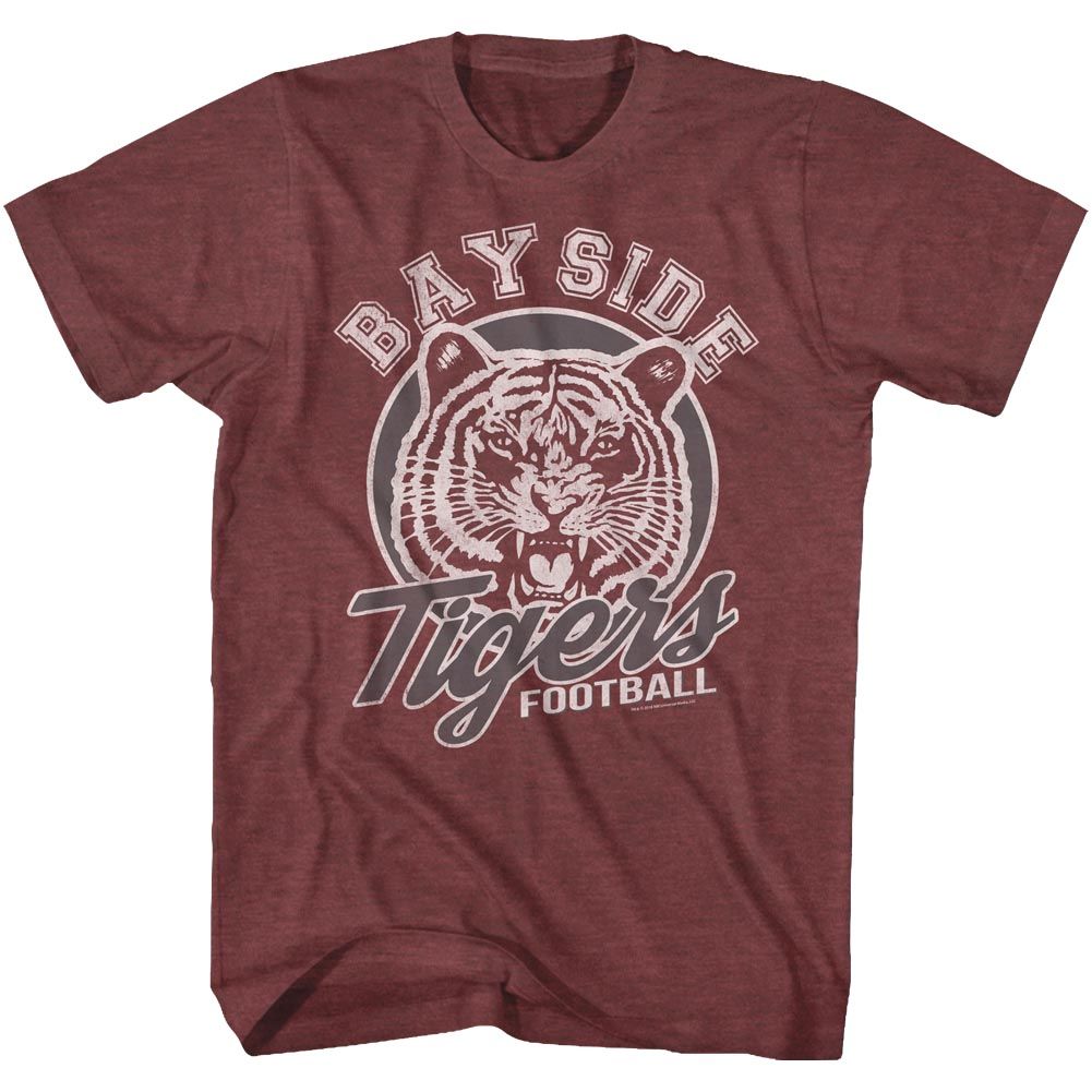Saved By The Bell - Tigers Football - Short Sleeve - Heather - Adult - T-Shirt - clothing by TeeHivey.com