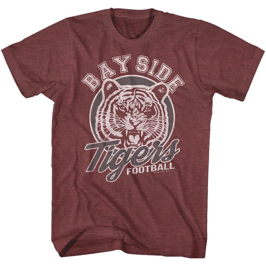 Saved By The Bell - Tigers Football - Short Sleeve - Heather - Adult - T-Shirt - clothing by TeeHivey.com