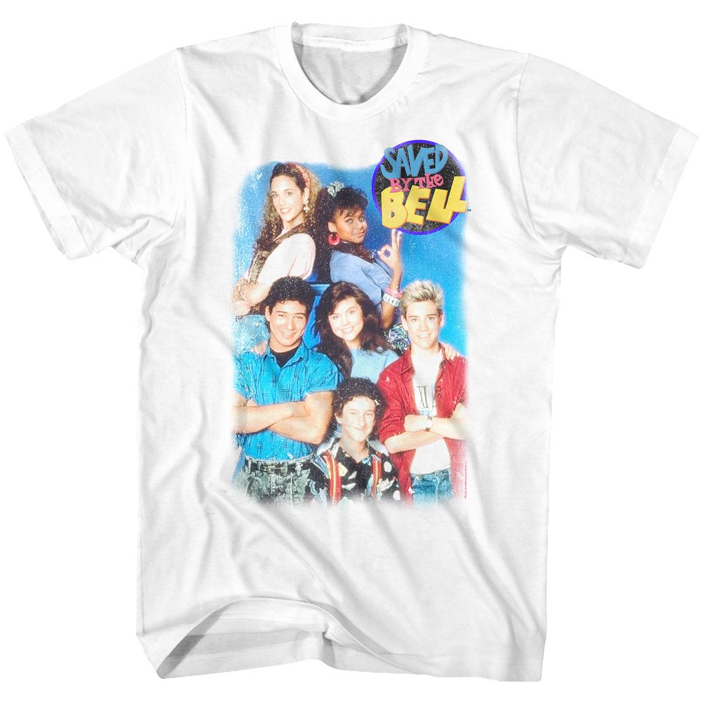 Saved By The Bell - Group Shot - Short Sleeve - Adult - T-Shirt - clothing by TeeHivey.com