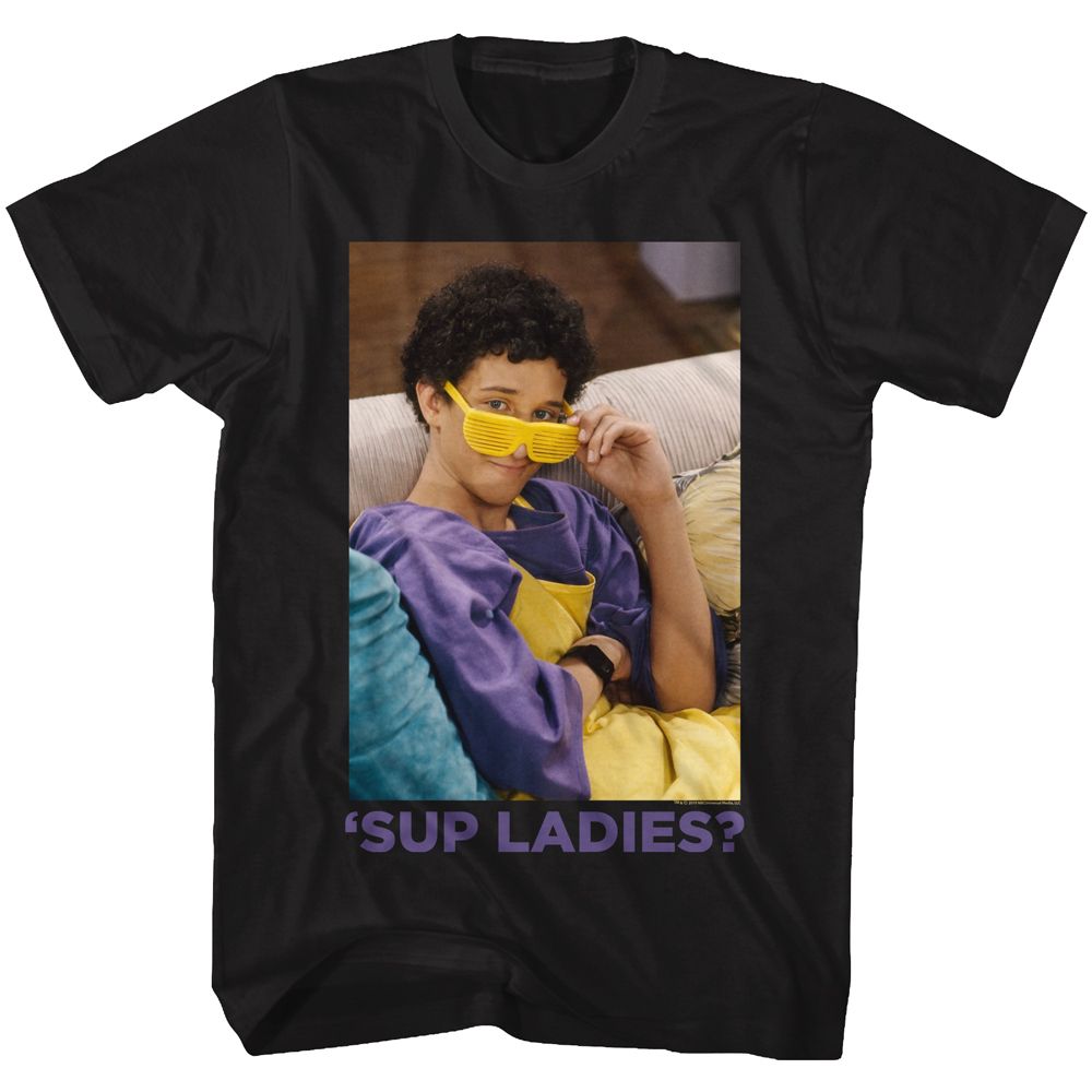 Saved By The Bell - Sup Ladies - Short Sleeve - Adult - T-Shirt - clothing by TeeHivey.com