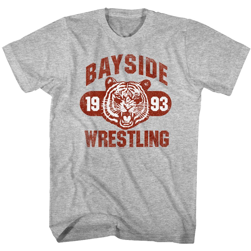 Saved By The Bell - Bayside Wresting - Short Sleeve - Heather - Adult - T-Shirt - clothing by TeeHivey.com
