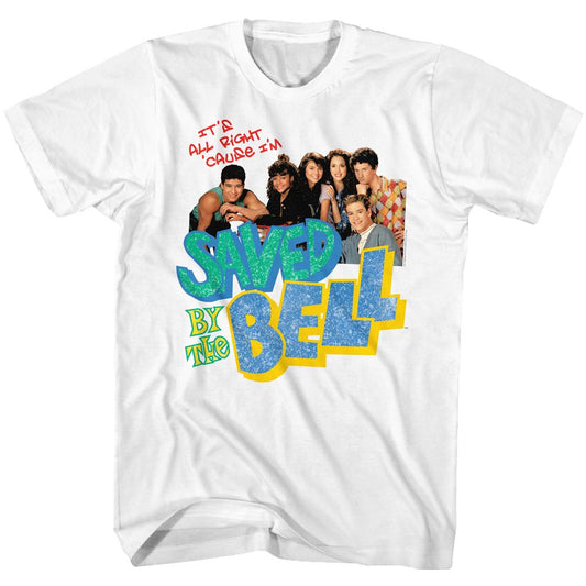 Saved By The Bell - Tacky Collage - Short Sleeve - Adult - T-Shirt - clothing by TeeHivey.com