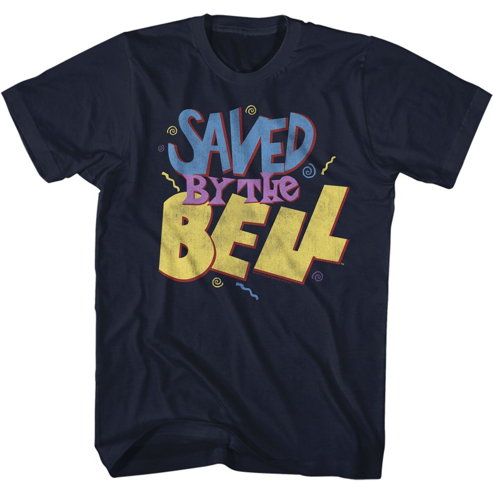 Saved By The Bell - Faded Squiggles - Short Sleeve - Adult - T-Shirt - clothing by TeeHivey.com