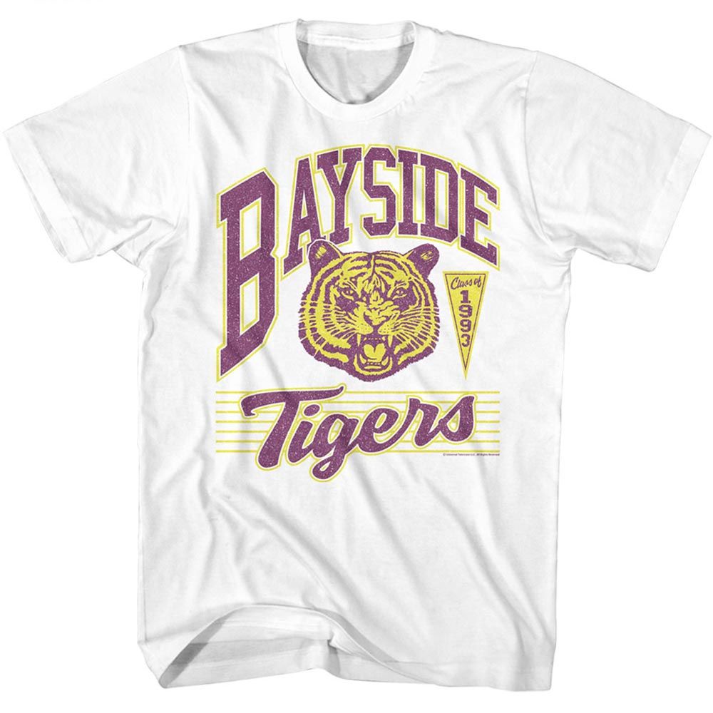 Saved By The Bell - 90s Colors Bayside - Short Sleeve - Adult - T-Shirt - clothing by TeeHivey.com