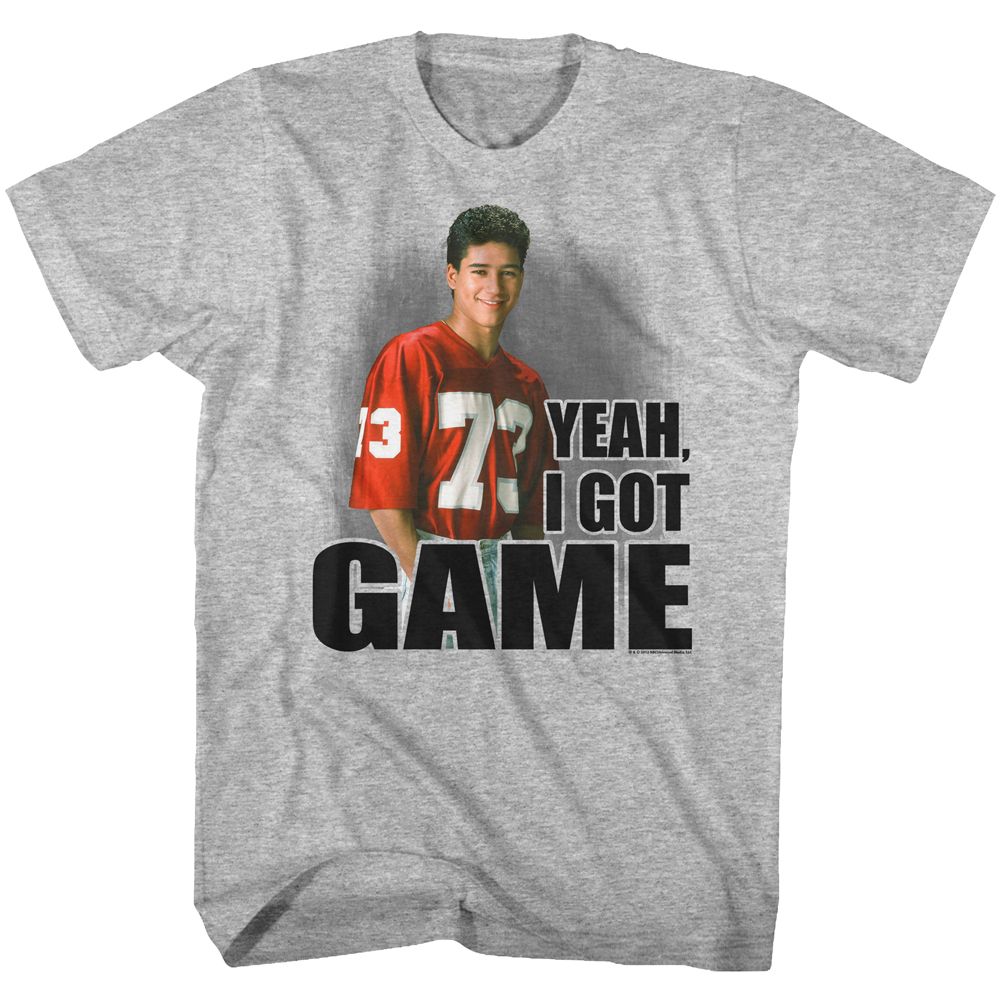 Saved By The Bell - I Got Game - Short Sleeve - Heather - Adult - T-Shirt - clothing by TeeHivey.com