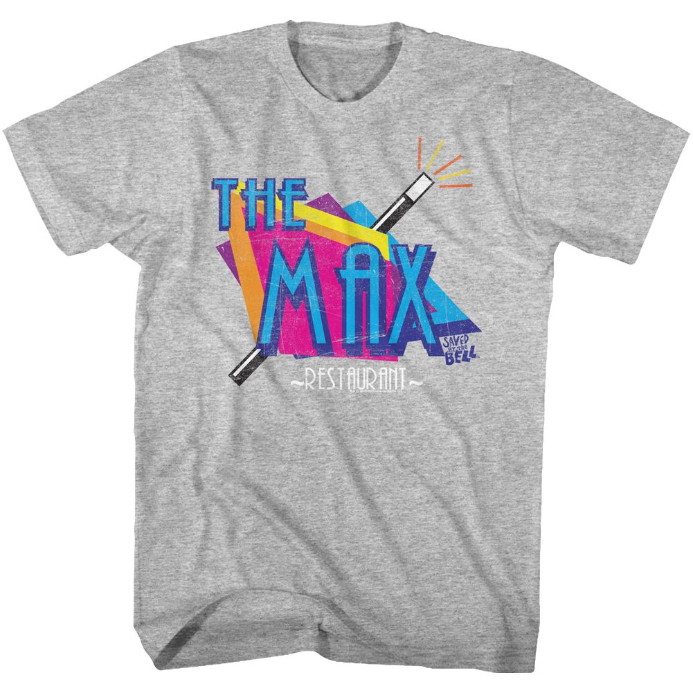 Saved By The Bell - The Max - Short Sleeve - Heather - Adult - T-Shirt - clothing by TeeHivey.com