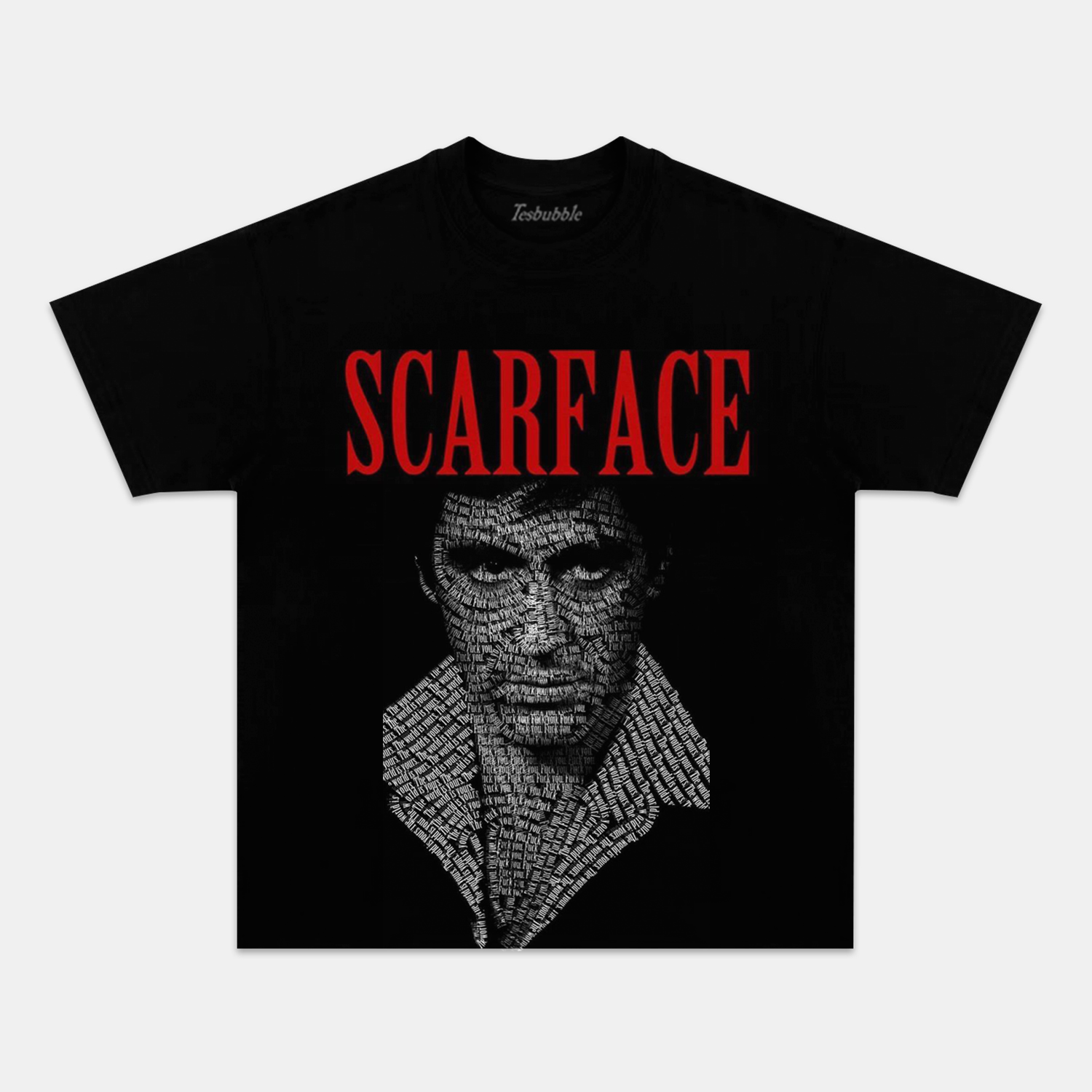 SCARFACE TEE Style004 - clothing by TeeHivey.com (Image 1)