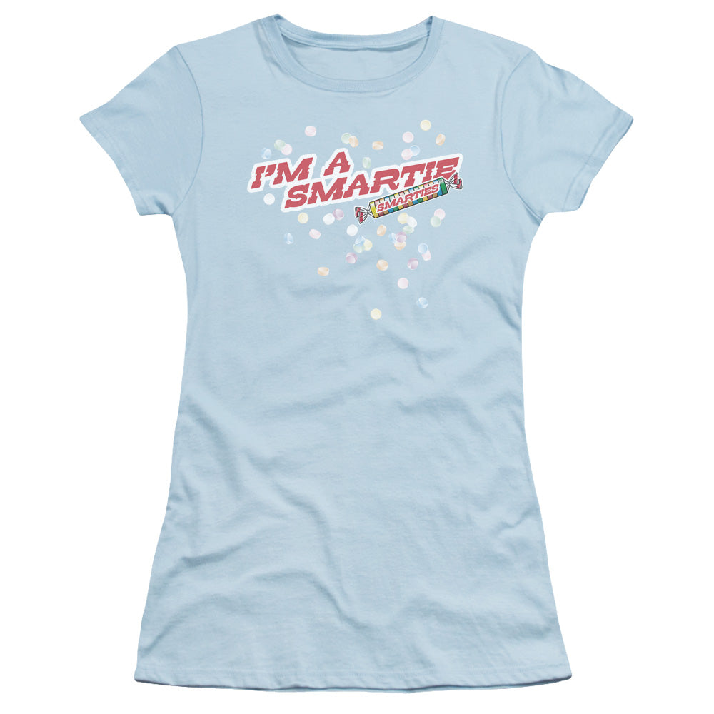 Arties Im A Artie Junior Sheer Cap Sleeve Womens T Shirt Light Blue - clothing by TeeHivey.com