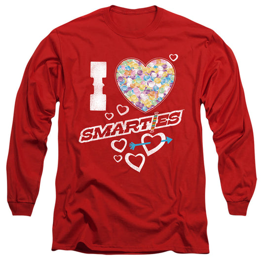 Arties I Heart Arties Mens Long Sleeve Shirt Red