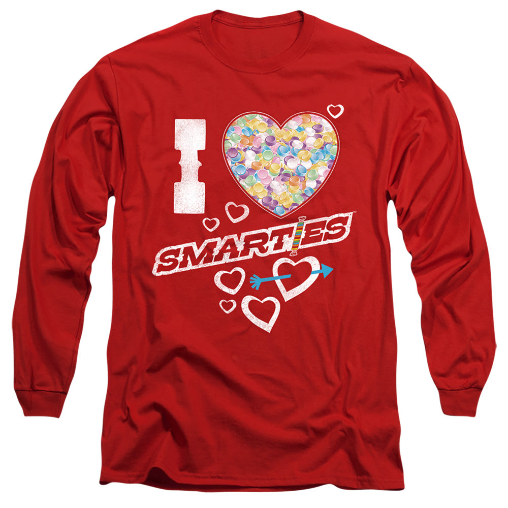 Arties I Heart Arties Mens Long Sleeve Shirt Red