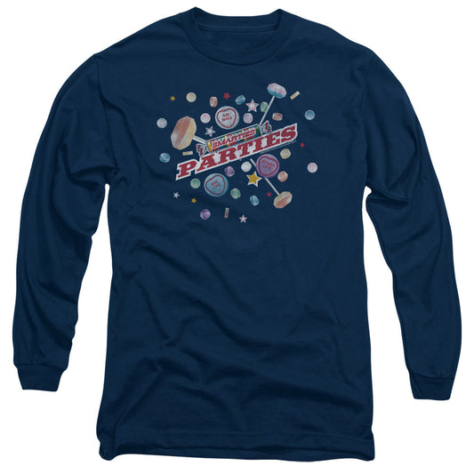 Arties Parties Mens Long Sleeve Shirt Navy - clothing by TeeHivey.com (Image 1)