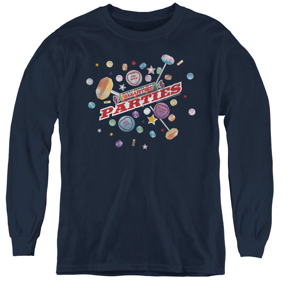 Arties Parties Long Sleeve Kids Youth T Shirt Navy - clothing by TeeHivey.com