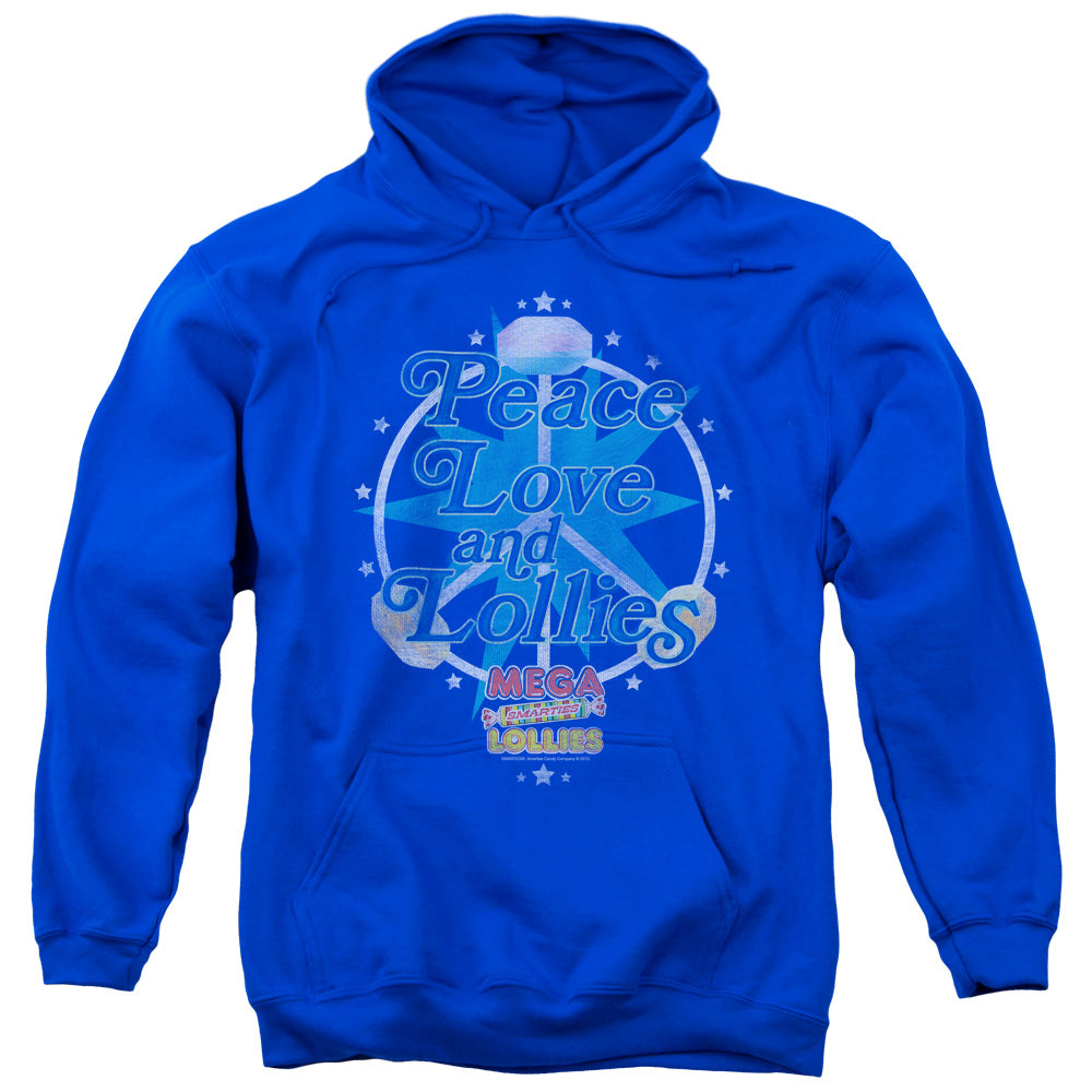 Arties Peace Lollies Mens Hoodie Royal Blue - clothing by TeeHivey.com (Image 1)