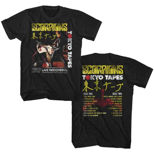 Scorpions - Tokyo Tapes - Short Sleeve - Adult - T-Shirt - clothing by TeeHivey.com