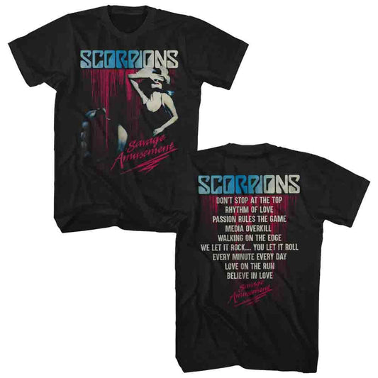 Scorpions - Savage Amusement - Short Sleeve - Adult - T-Shirt - clothing by TeeHivey.com