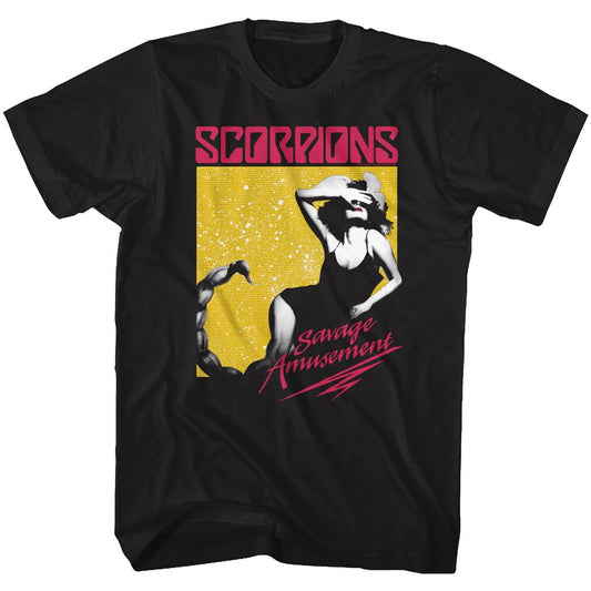 Scorpions - Savage Square - Short Sleeve - Adult - T-Shirt - clothing by TeeHivey.com