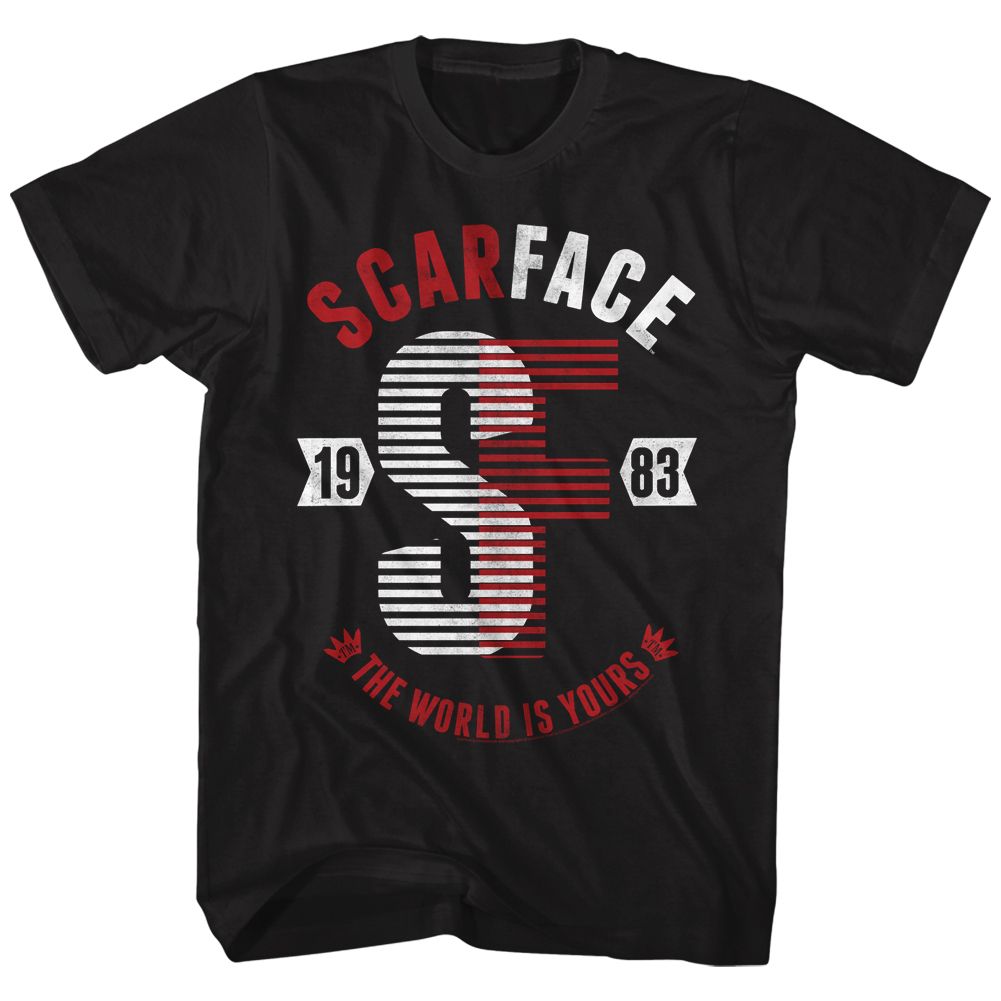 Scarface - The World Is Yours - Short Sleeve - Adult - T-Shirt - clothing by TeeHivey.com