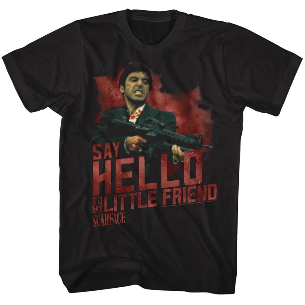 Scarface - Say Hello - Short Sleeve - Adult - T-Shirt - clothing by TeeHivey.com