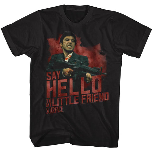 Scarface - Say Hello - Short Sleeve - Adult - T-Shirt - clothing by TeeHivey.com