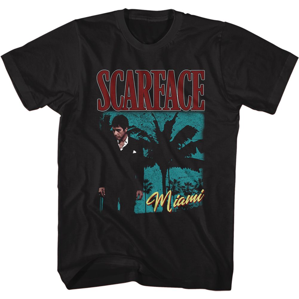 Scarface - Palms Miami - Short Sleeve - Adult - T-Shirt - clothing by TeeHivey.com