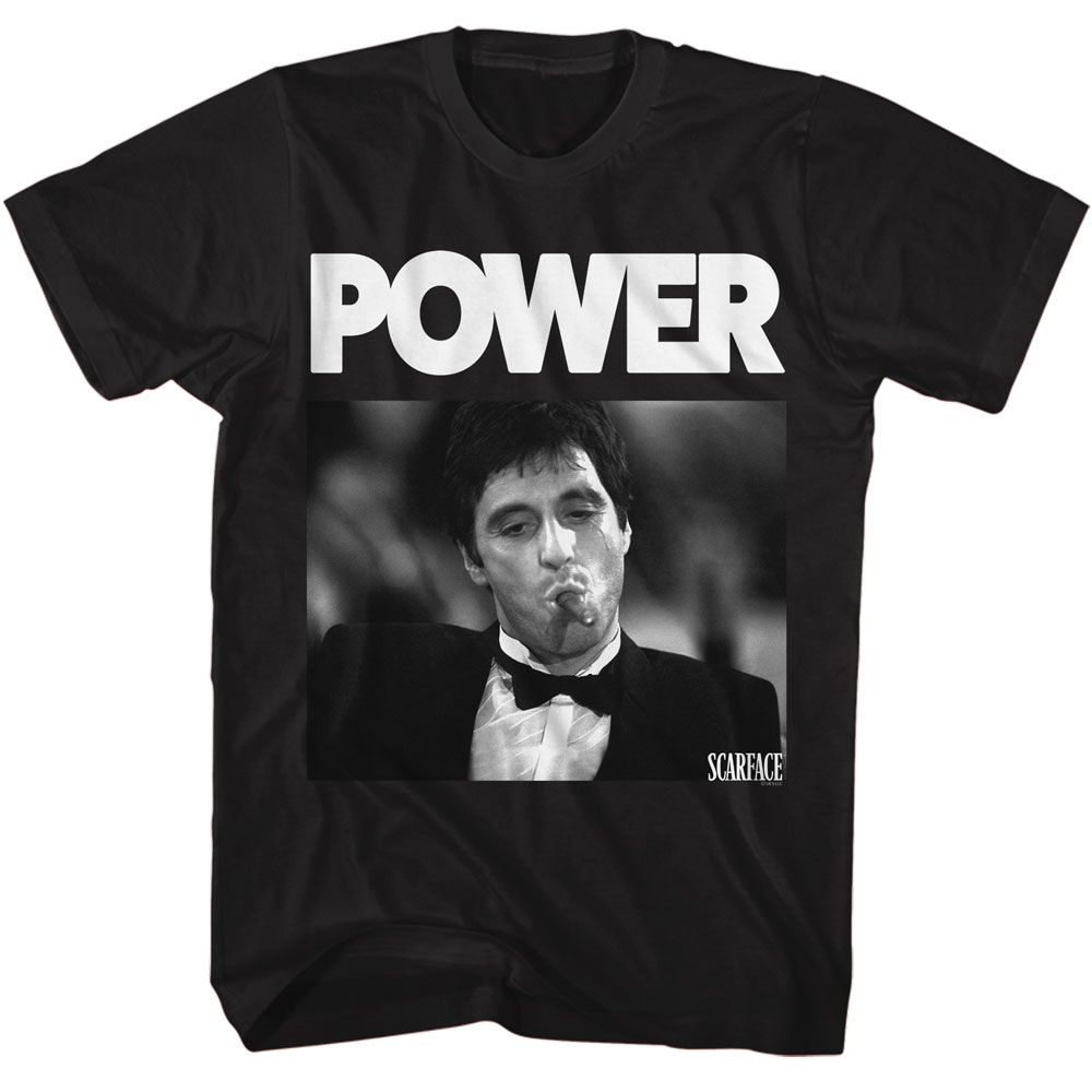 Scarface - Power - Short Sleeve - Adult - T-Shirt - clothing by TeeHivey.com