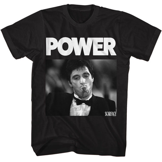 Scarface - Power - Short Sleeve - Adult - T-Shirt - clothing by TeeHivey.com