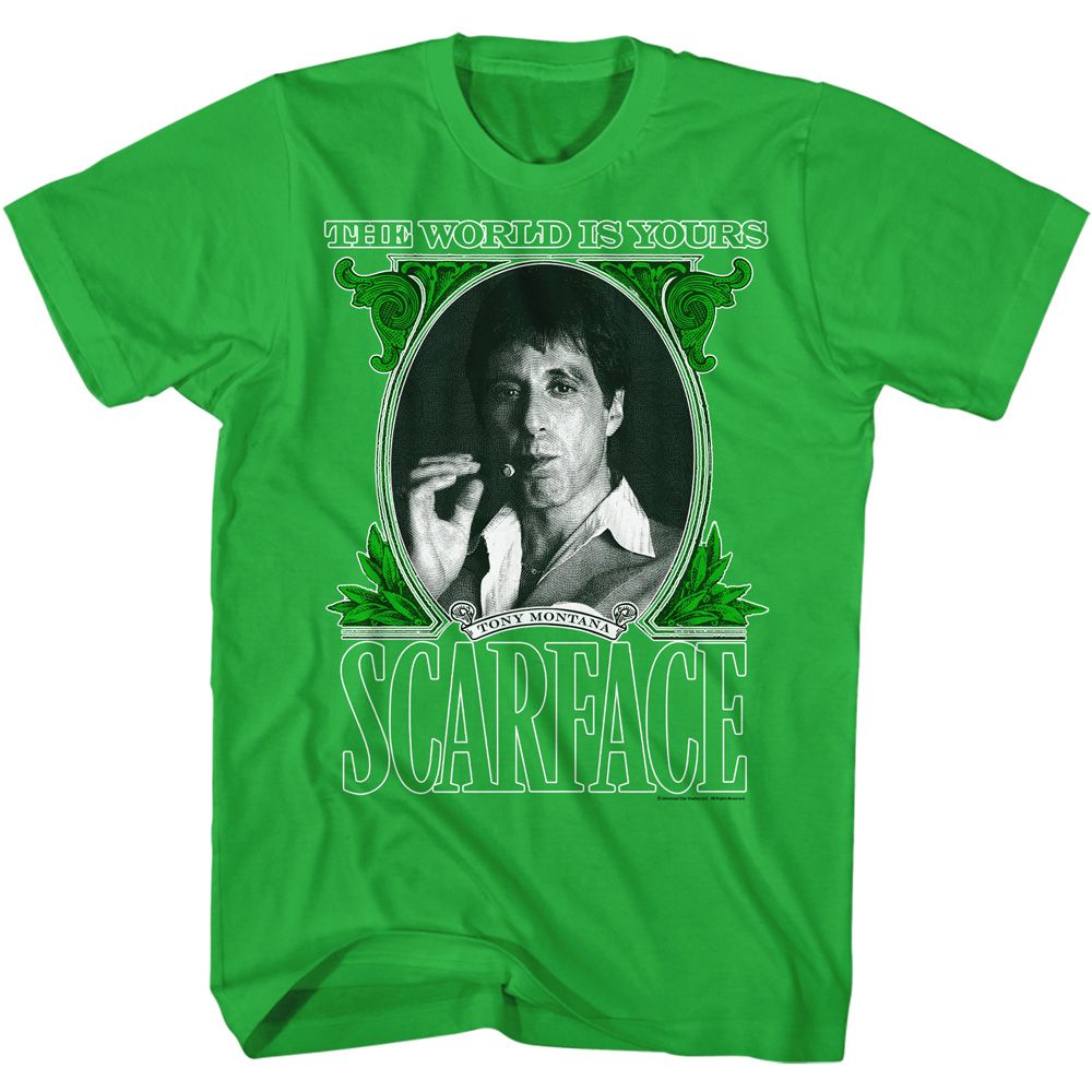 Scarface - The World Is Yours 2 - Short Sleeve - Adult - T-Shirt - clothing by TeeHivey.com