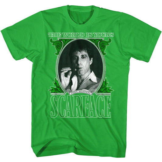 Scarface - The World Is Yours 2 - Short Sleeve - Adult - T-Shirt - clothing by TeeHivey.com