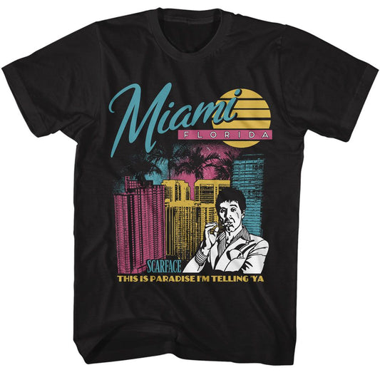 Scarface - Miami Florida - Short Sleeve - Adult - T-Shirt - clothing by TeeHivey.com
