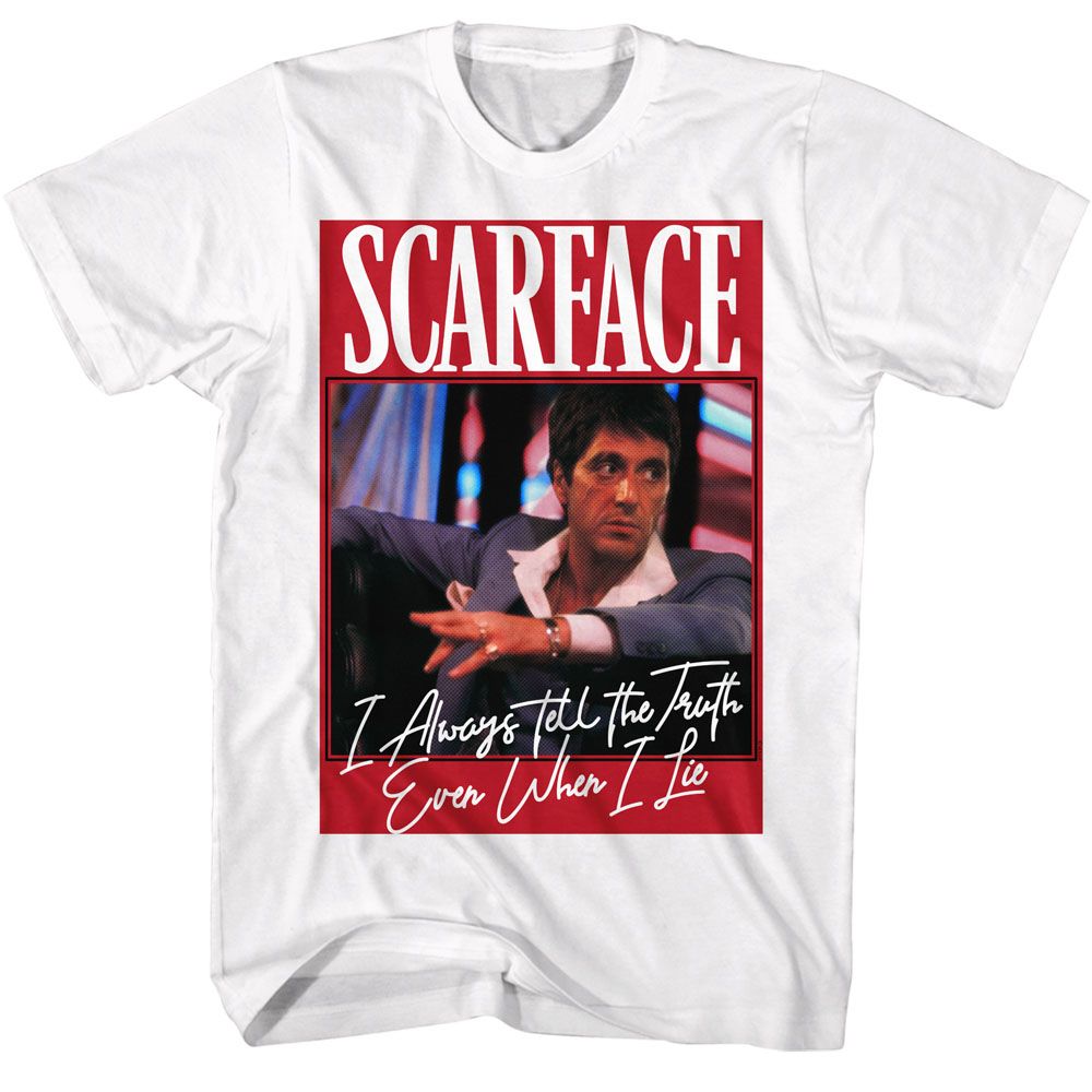 Scarface - Even When I Lie 2 - Short Sleeve - Adult - T-Shirt - clothing by TeeHivey.com