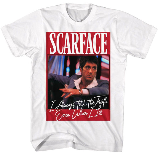 Scarface - Even When I Lie 2 - Short Sleeve - Adult - T-Shirt - clothing by TeeHivey.com